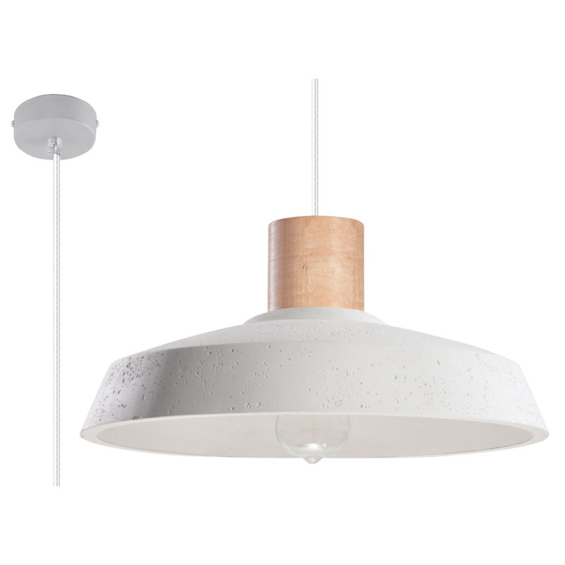 Värnamo 1 - Light White/Brown Dome Pendant