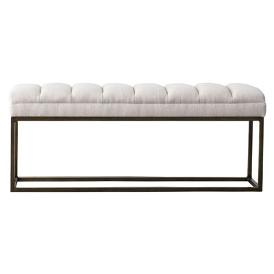Colston 48" Linen Bedroom Bench