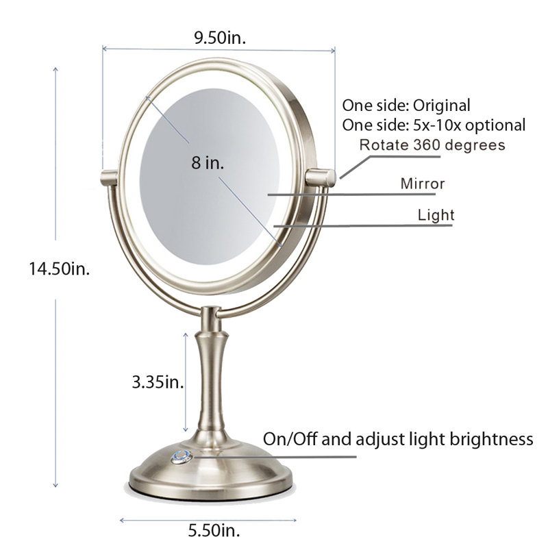 Burnette Metal Concave Mirror