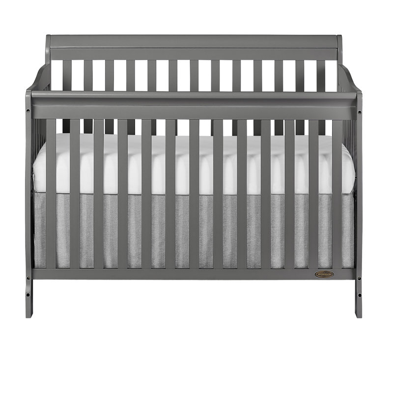Lit de bébé convertible 5-en-1 Ashton, Gris orage