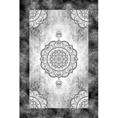 Premium Woven Carpet, 4.6 x 7.2 ft, 100% Polyester, 650 g/m² | Antibacterial, Non-Slip PVC Underside, 0.3 in Pile Height | Machine Washable, 3D Digital Printing | Ideal for Living Room, Bedroom & Office Decor