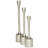 Cosmoliving By Cosmopolitan Contemporary Aluminum Tapered Candle Holder