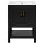 Meuble-lavabo moderne 24 po avec lavabo simple-1411210823
