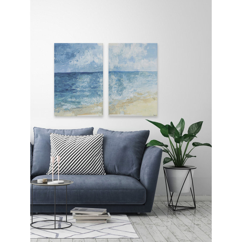 Ombré ombré de mer, H 18 po x l 24 po