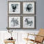 Proud Elephant - ensemble de 4 photos sur toile tendues-2050339034-2050339039