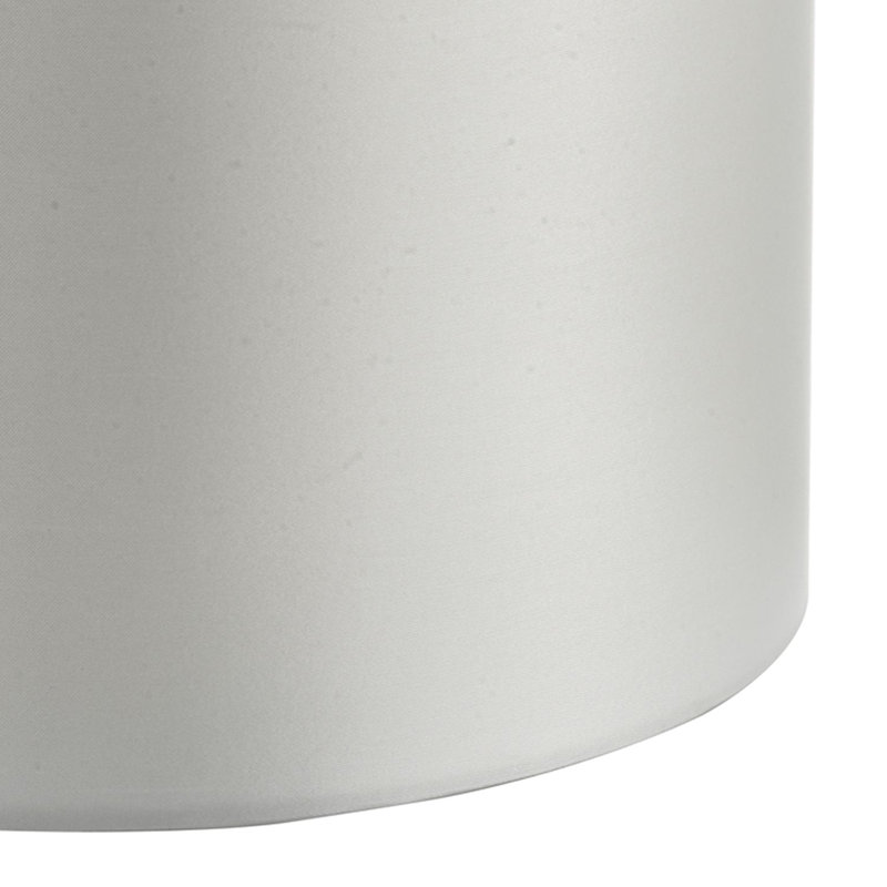 12cm H Silk Drum Lamp Shade, Ivory