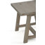 Table de bout carrée en bois massif 22 po Sawhorse-1735732746