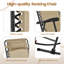 Chaise berçante d'extérieur pliable en acier-96872336