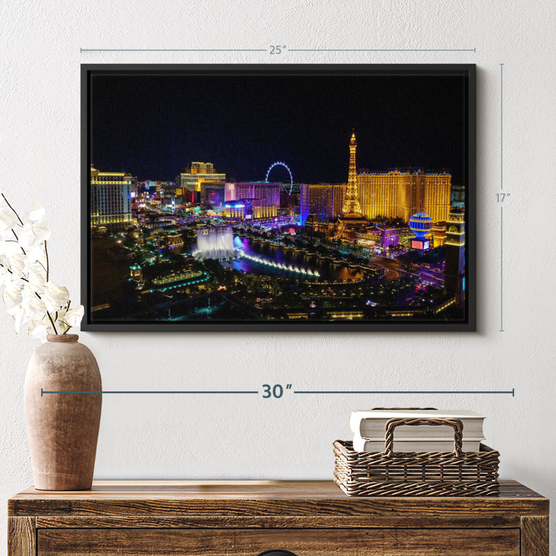 " Las Vegas Wall Art ", 17" H x 25" W
