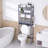 4-tier  Over The Toilet Storage Organizer Rack Freestanding Shelf  Bamboo-1302154899