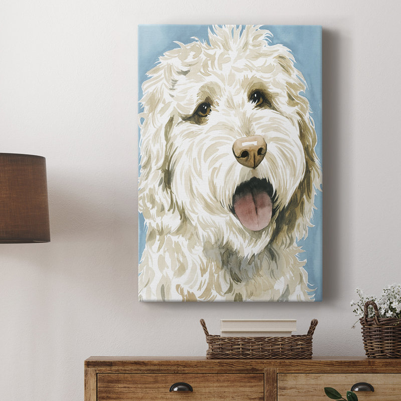 Labradoodle II - galerie Cavas sur mesure, H 48 po x l 32 po