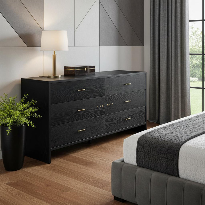 Commode double 6 tiroirs Arundel
