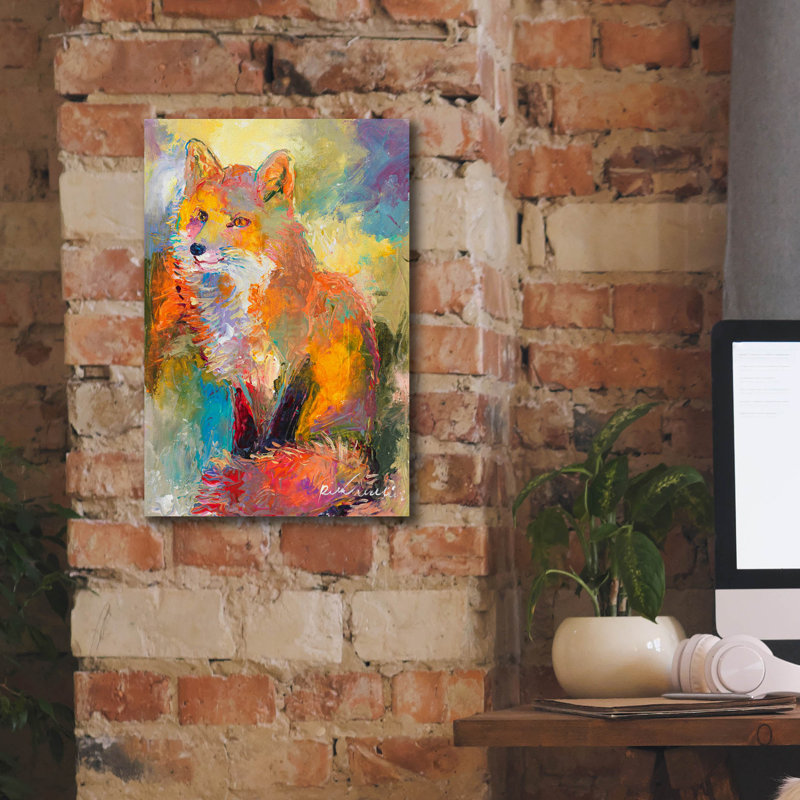 «Fox» par Richard Wallich, H 18 po x l 12 po x P 0,75 po