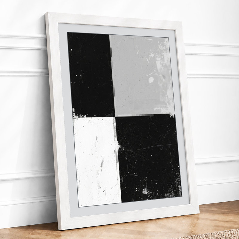 Four Quarters Minimalist - Print, A3 - 42.0 x 29.7 cm, White