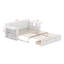 Lit de jour extensible avec bureau amovible et table d'appoint hydraulique, canapé multifonctionnel 4-en-1 Be-1351260421-1351260420