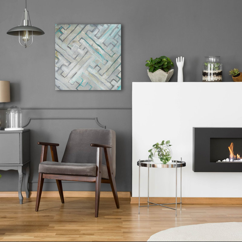  «Tile Element 4» par Danhui Nai, art mural en verre acrylique, 24 po x 24 po