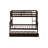 Twin Over Full Bunk Bed with Trundle, Convertible Ladder and Guardrail-1068285162