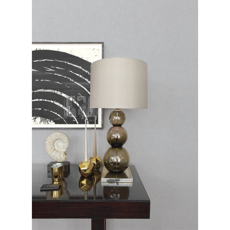 Rouleau de papier peint L 33 pi x l 20,9 po Steno, Argent