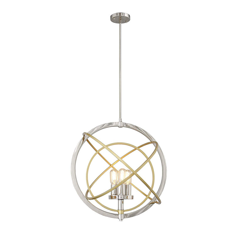 Lustre globe à 3 lumières Papken
