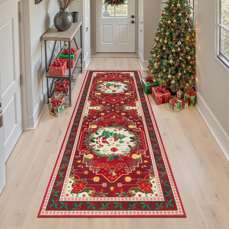 Tapis de Noël, Tapis de couloir 2 pi x 6 pi