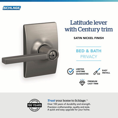 Poignée de porte verrouillable Latitude
