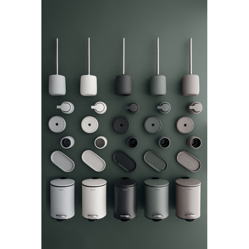 Light Gray Ceramic Matte Soap Dispenser