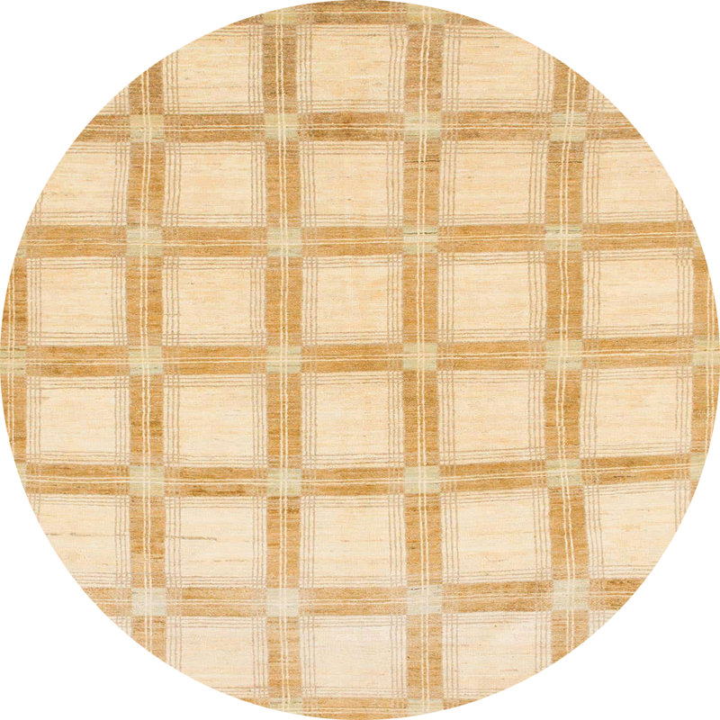 Abstract Indoor Rug, Round 6'