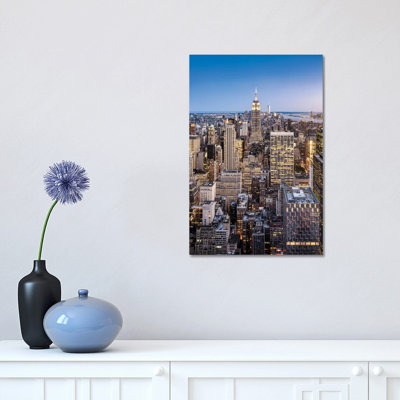 " Empire State Building And Manhattan Skyline In New York City " by Jan Becke