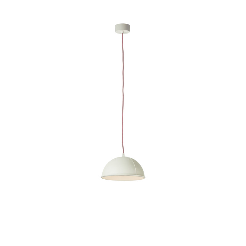 Be.pop 1 - Light Dome Pendant, White, Pink