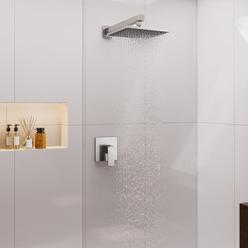 All-In-One Kit with Rough in-Valve, Brushed Nickel