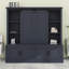 Armoire d'entrée multifonctionnelle avec rails coulissants et conception d'organisateur inspirée des arbres