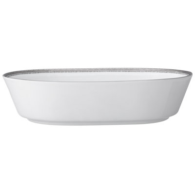  Noritake Whiteridge Platinum Vegetable Bowl