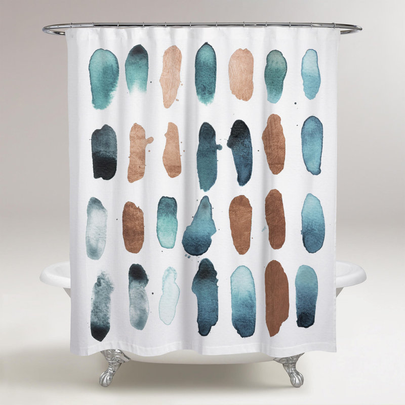 Abstract Shower Curtain