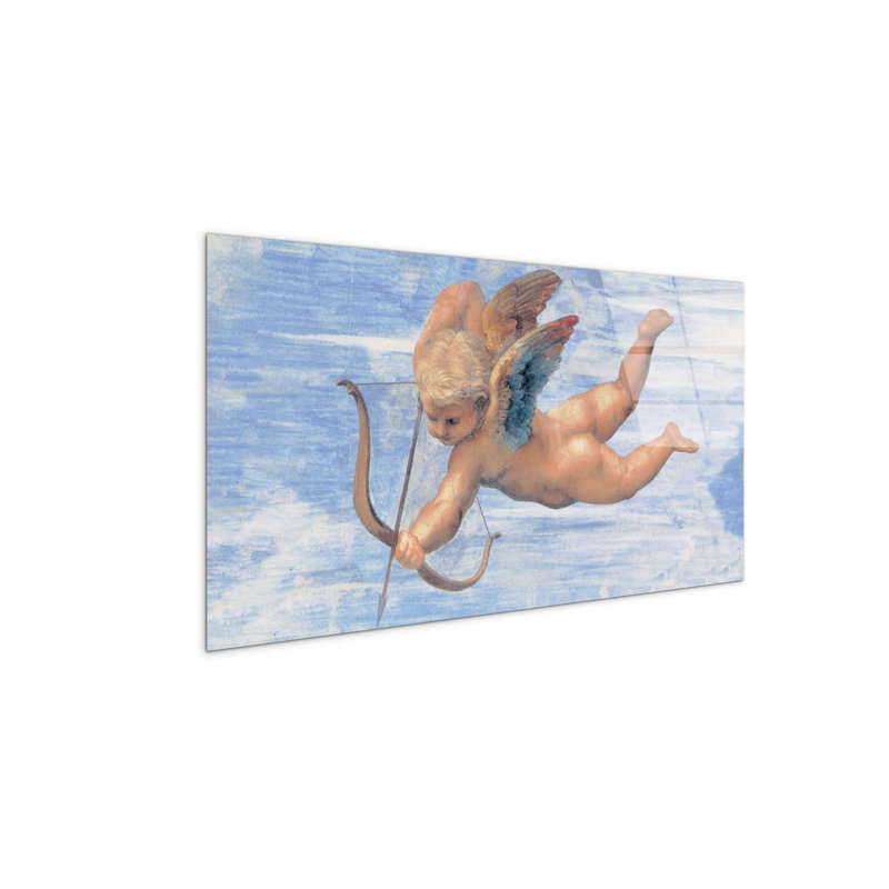 Homage to Raffaello - Cupid by Art Studio 50cm H x 100cm W High Quality Print on Frameless Panel, Lightweight, Ready to Hang