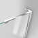 Unidoor-LS 58'' W x 72" H Hinged Frameless Shower Door with ClearMax Technology