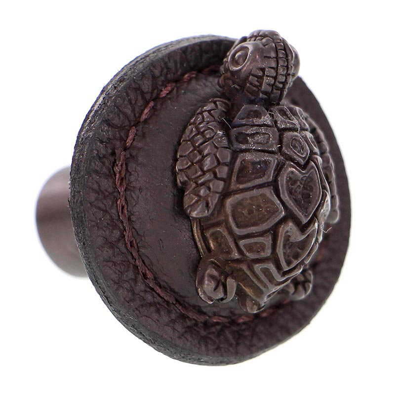 Pollino Mushroom Knob, Brown, Oil-Rubbed Bronze