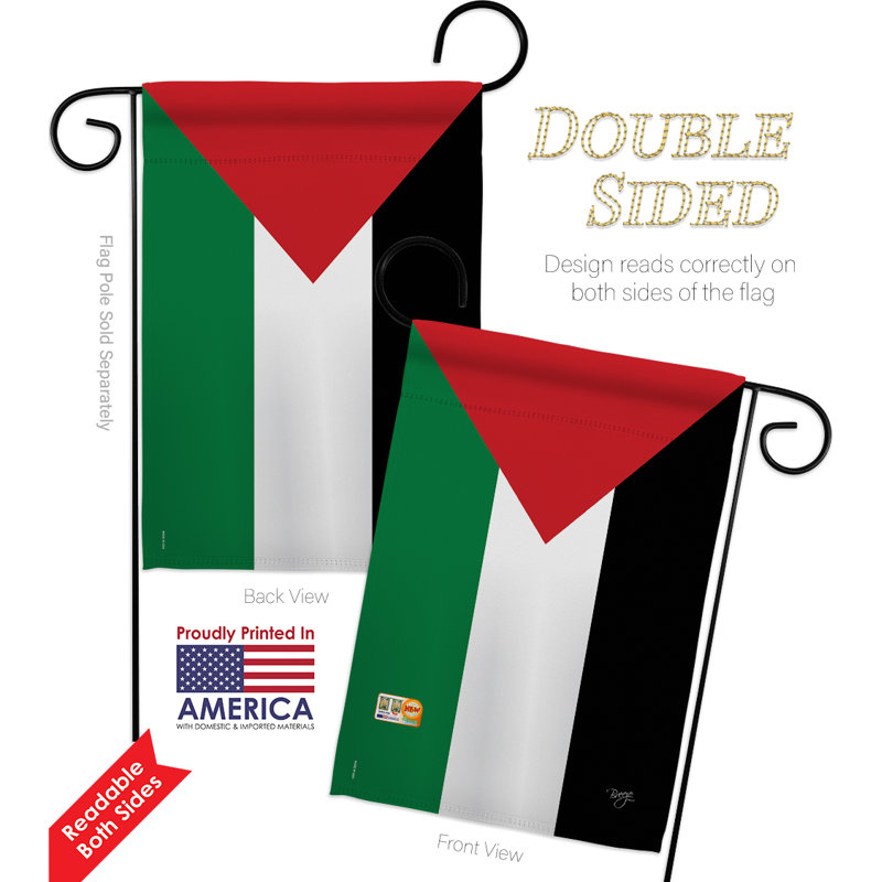 Ensemble de drapeaux en polyester 2 faces 1 pi 7 po x 1 pi 1 po