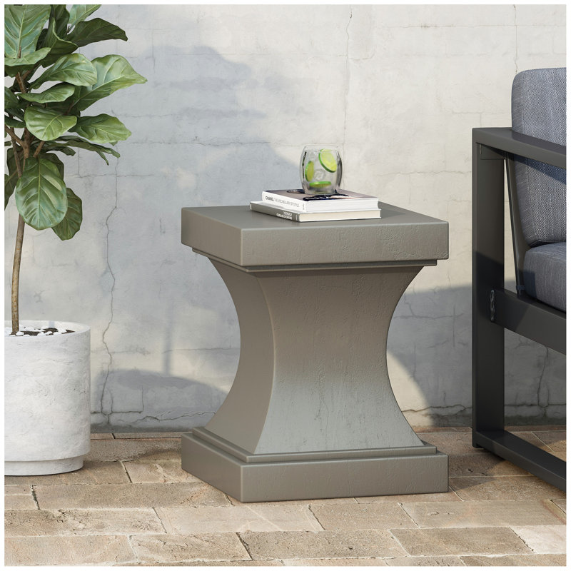 Table d'appoint Athena, Gris clair