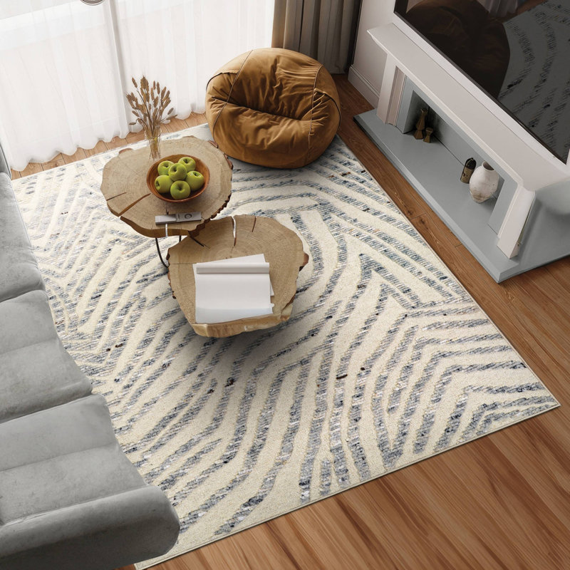 Tapis en laine Crestfield Altai, Rectangle 5 pi 6 po x 8 pi 6 po