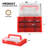 3Pcs 9 Grids Plastic Compartment Box With Adjustable Divider, Stackable Organizer Storage Container