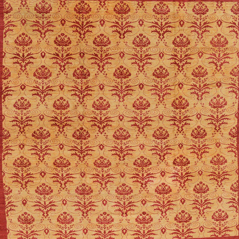 Tapis abstrait moderne 167, Carré 5 pi