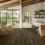 Carrelage de sol et mural Camila Noir 15,2 cm x 91,4 cm, aspect bois, en porcelaine mat-47589974
