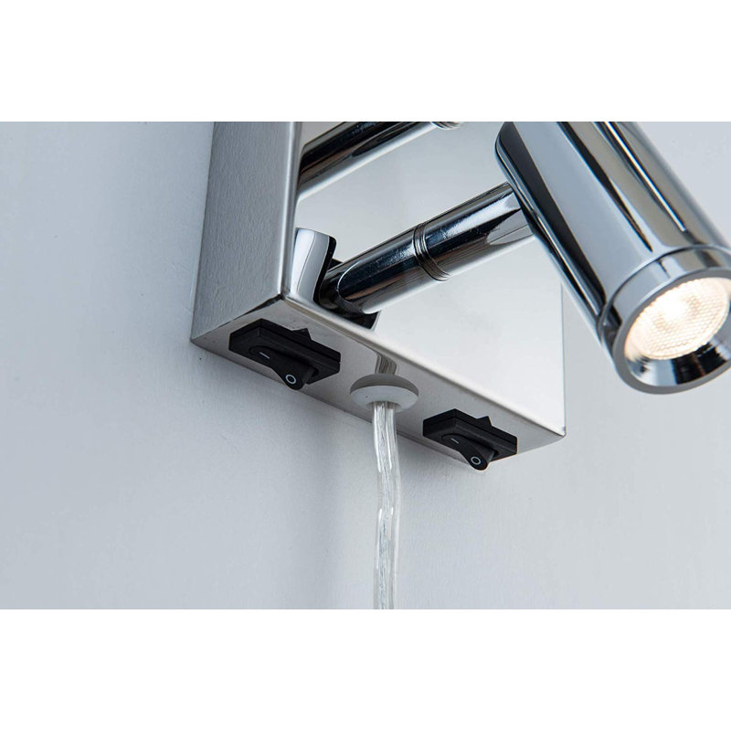 Pierron Iron LED Plug-in Swing Arm Sconce