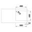 Andano 49 x 44cm Inset Kitchen Sink