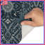 Tapis de bain bleu à motif tribal-129217088