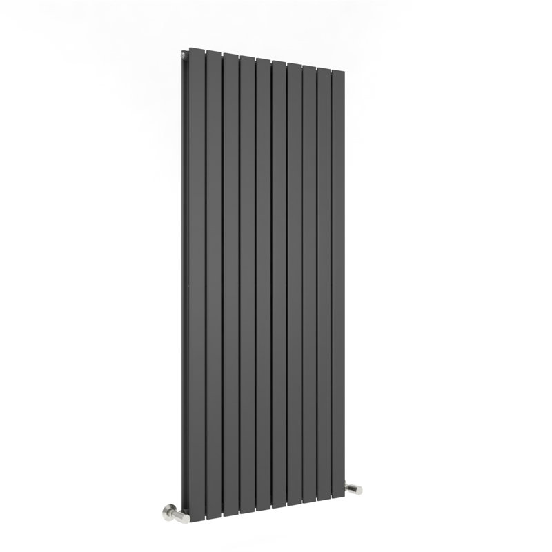 Horizontal Flat Panel Radiators, 180cm H x 68cm W x 5.8cm D, Anthracite