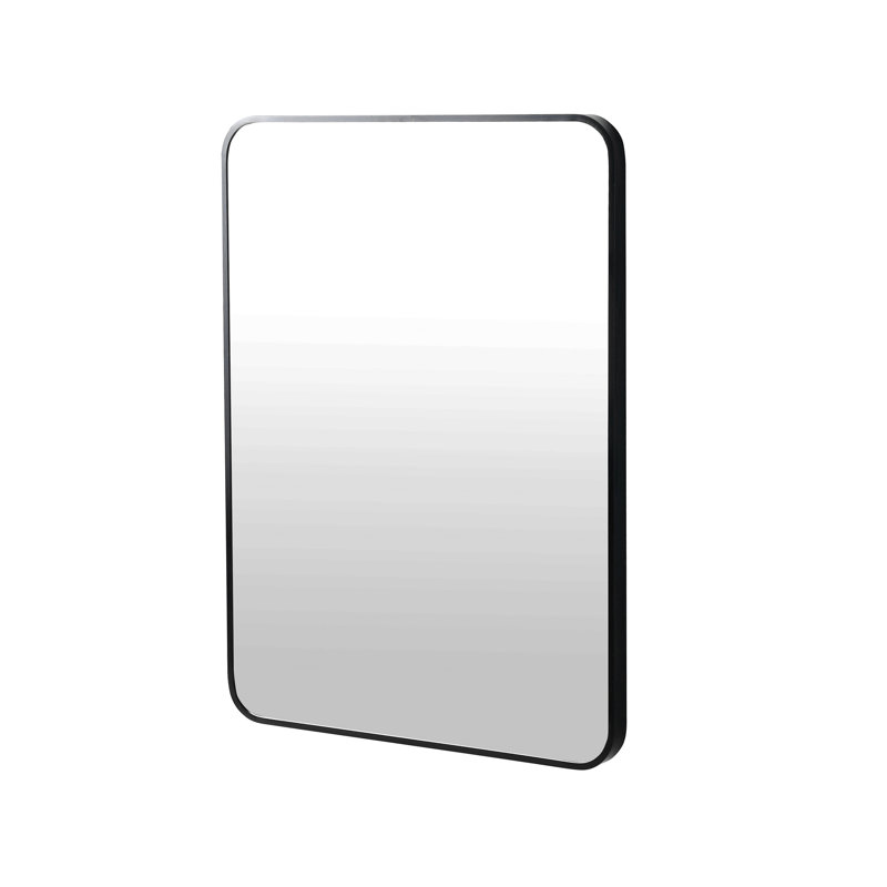 Bathroom Mirror Black Aluminum Frame