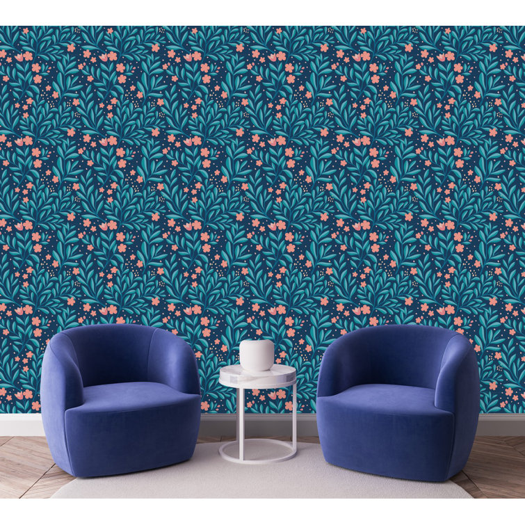 Red Barrel Studio® Kaysean Peel & Stick Floral Wallpaper - Wayfair Canada