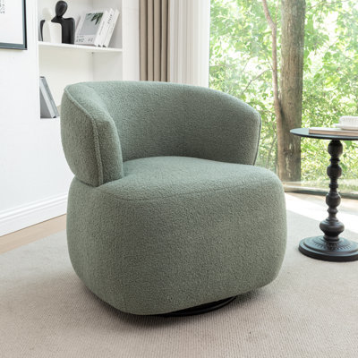 Olevide Swivel Barrel Chair