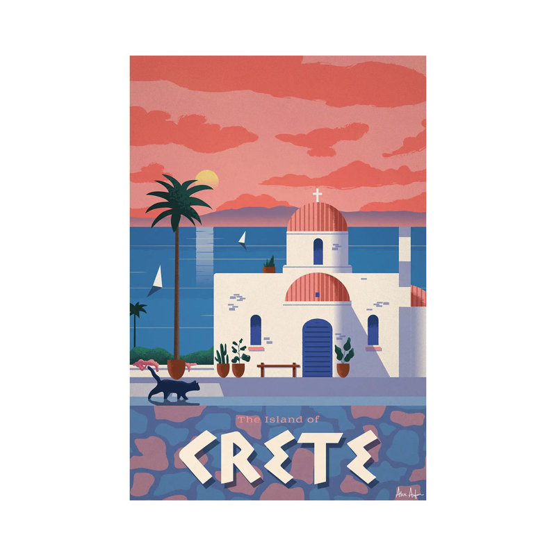 Crete - Wrapped Canvas Print, 66.04 cm H x 45.72 cm W x 1.91 cm D